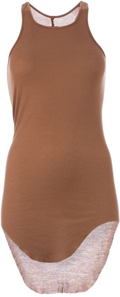 Rick Owens Long Tank Top - Lyst