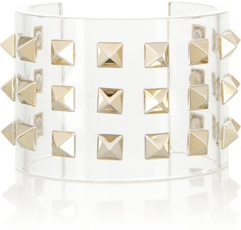 Valentino Studded Acetate Cuff - Lyst
