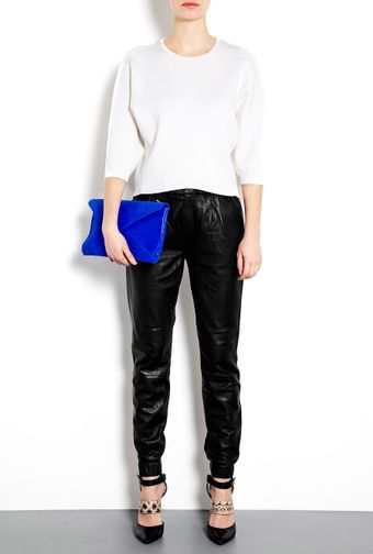 J Brand Blair Leather Trousers - Lyst