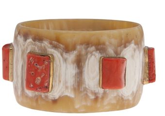 Ashley Pittman Light Horn Bangle - Lyst