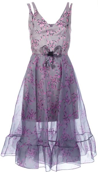 Christopher Kane Silk Dress - Lyst