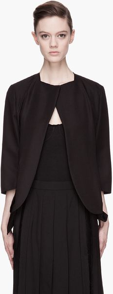 Comme Des Garçons Black Structured and Padded Jacket - Lyst