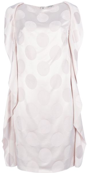 Nina Ricci Polka Dot Blouse Dress - Lyst