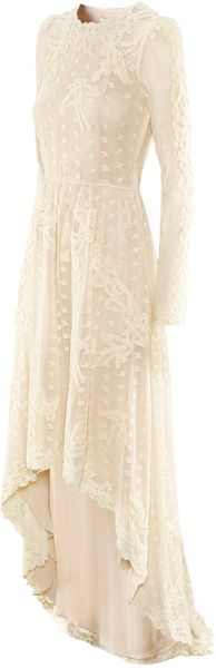 H&M Embroidered Dress - Lyst