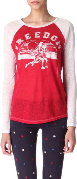 Isabel Marant Varsity Tshirt - Lyst