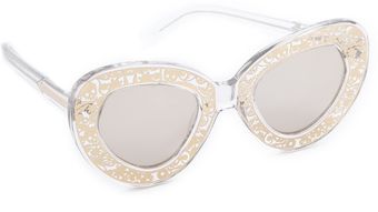 Karen Walker Intergalactic Sunglasses - Lyst