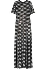Marc Jacobs Sequined Pleated Georgette Gown
