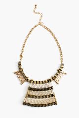 Nasty Gal Relic Collar Necklace