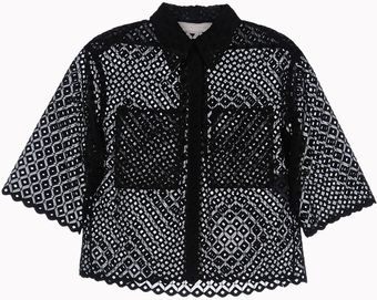 Stella McCartney Cutwork Embroidery Dore Shirt - Lyst