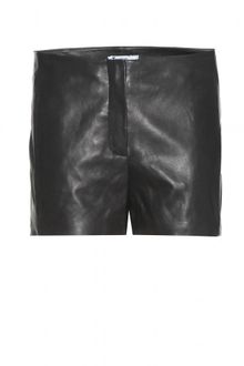T By Alexander Wang Leather Shorts - Lyst