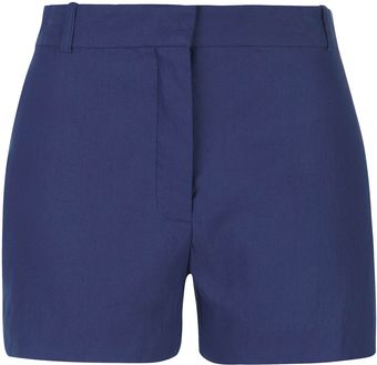 Acne Navy Bonnie Li Str Shorts - Lyst