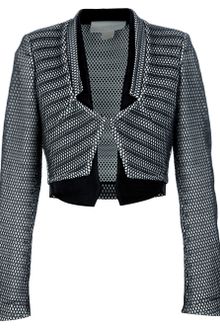 Antonio Berardi Structured Cropped Jacket - Lyst