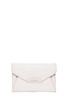 Givenchy Antigona Envelope Clutch in Ivory - Lyst