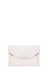 Givenchy Antigona Envelope Clutch in Ivory