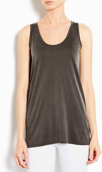 J Brand Kidmon Pocket Tank - Lyst