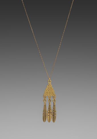 Vanessa Mooney Vanessa Mooney Afar From This World Necklace in Brass - Lyst