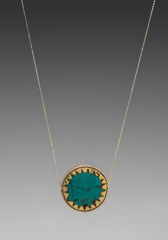 Vanessa Mooney Vanessa Mooney Eye Of The Storm Necklace in Turquoise - Lyst