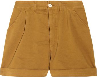 Levi's Brushed-Cotton Twill Shorts - Lyst