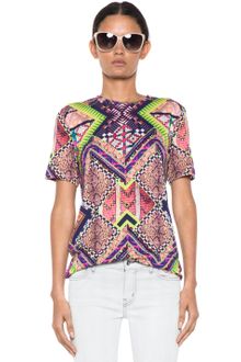 Matthew Williamson Raj Patchwork Tee in Pink - Lyst
