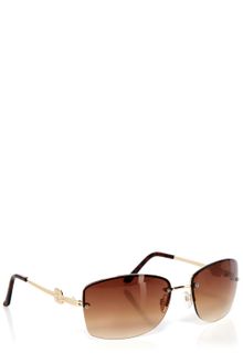 Oasis Rimless Metal Aviator Sunglasses - Lyst