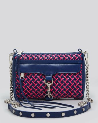 Rebecca Minkoff Crossbody Criss Cross Weave Mini Mac - Lyst