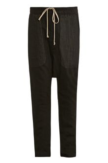 Rick Owens Sheerwool Drawstring Harem Trousers - Lyst