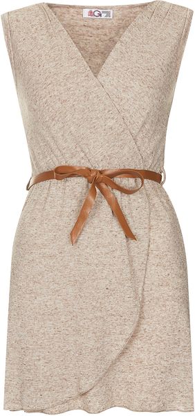 Topshop Marl Wrap Dress By Wal G - Lyst