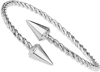 Topshop Spike Overlay Bangle - Lyst