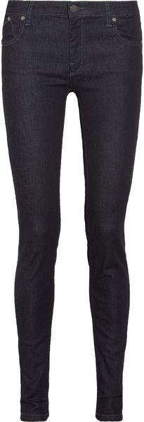 Victoria Beckham Mid-Rise Skinny Jeans - Lyst