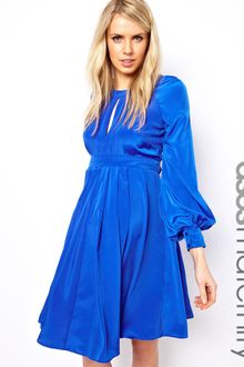 Asos Maternity Dress with Bell Sleeve - Lyst