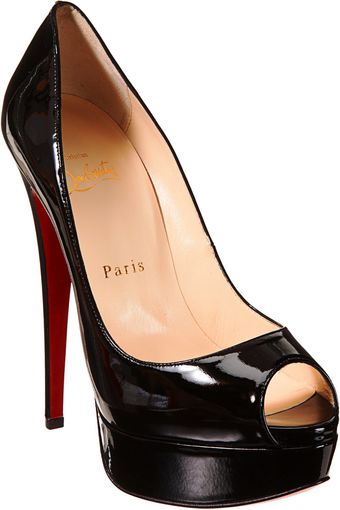 Christian Louboutin Lady Peep - Lyst
