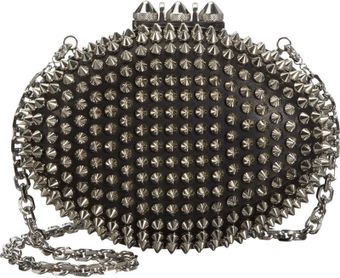 Christian Louboutin Studded Mina Clutch - Lyst