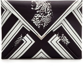 Zara Tiger Print Clutch Bag - Lyst