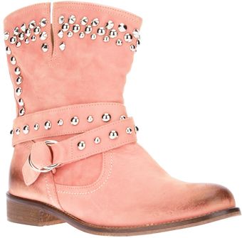 Chiara Ferragni Studded Biker Boot - Lyst