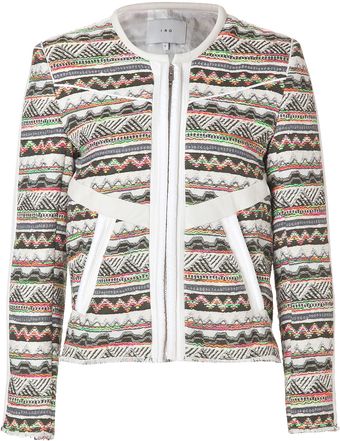 Iro Cotton-Blend Woven Jacket in Kaki - Lyst