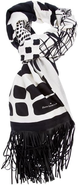 Pierre Louis Mascia Fringed Mixed Print Stole - Lyst