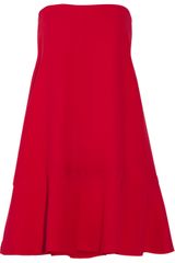 Valentino Strapless Silk Cady Dress