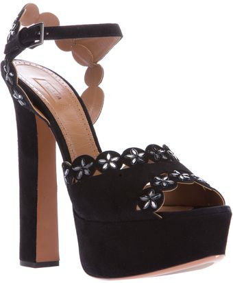 Alaïa Platform Sandal - Lyst