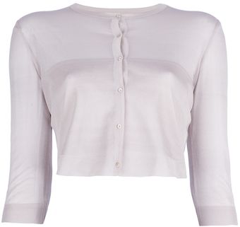 Alaïa Cropped Cardigan - Lyst