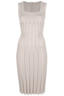 Alaïa Sleeveless Scalloped Hem Dress - Lyst