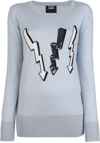 Markus Lupfer Sequin Jumper - Lyst