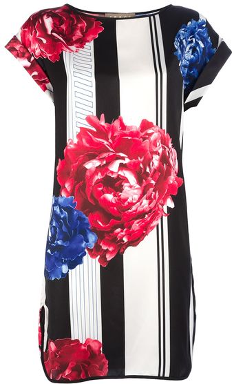 Space Printed Dress - Lyst