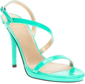 Stuart Weitzman Ankle Strap Sandal - Lyst