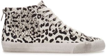 Zara Leopard Print Sneaker - Lyst