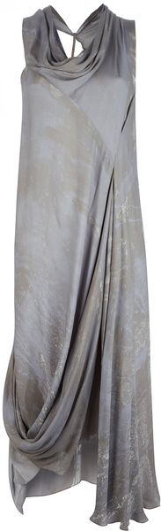 Gustavo Lins Asymmetric Dress - Lyst