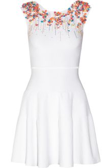 Issa Embellished Stretchjersey Mini Dress - Lyst