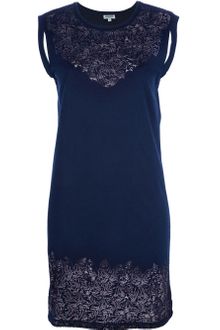 Kenzo Lace Panel Dress - Lyst