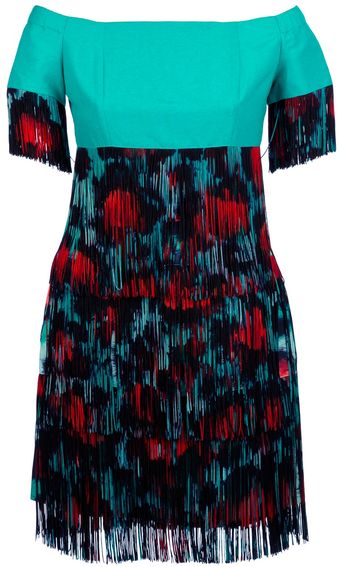 Kenzo Fringed Dress - Lyst
