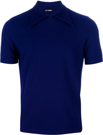Raf Simons Pointed Collar Polo Shirt - Lyst