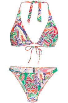 Ralph Lauren Blue Label Patterned Bikini - Lyst